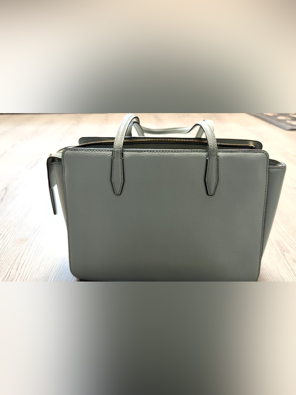 Tory Burch Structured Tote in Sage